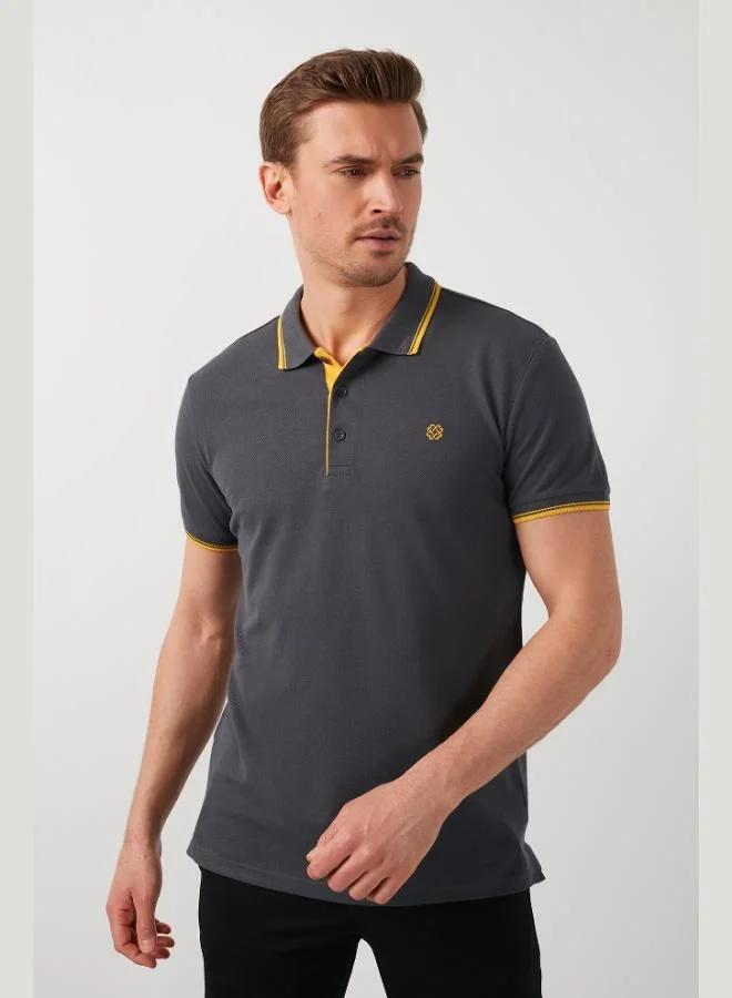 Buratti Buratti 100% Cotton Buttoned Regular Fit Polo Collar T Shirt Men's POLO COLLAR T SHIRT 5902118